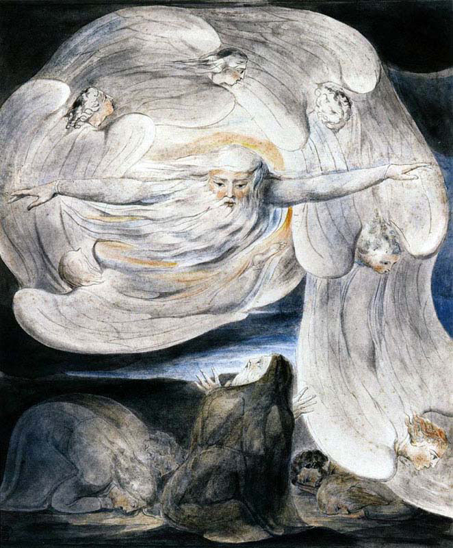 Job Confessing his Presumption to God who Answers from the Whirlwind